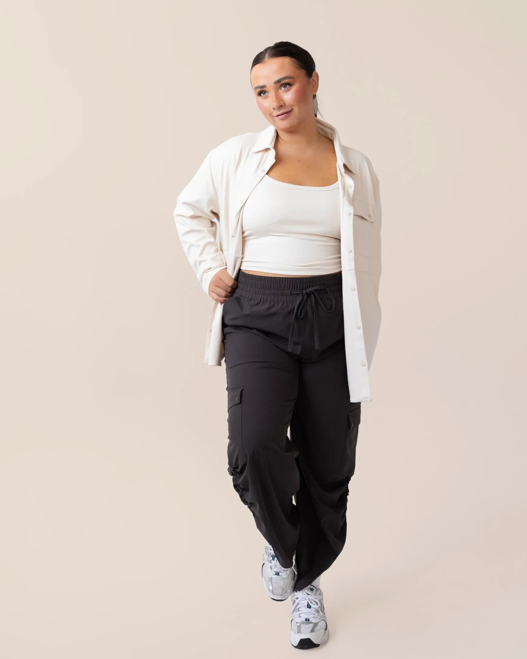 Alpine Sand Cloud Base Camp Button Up