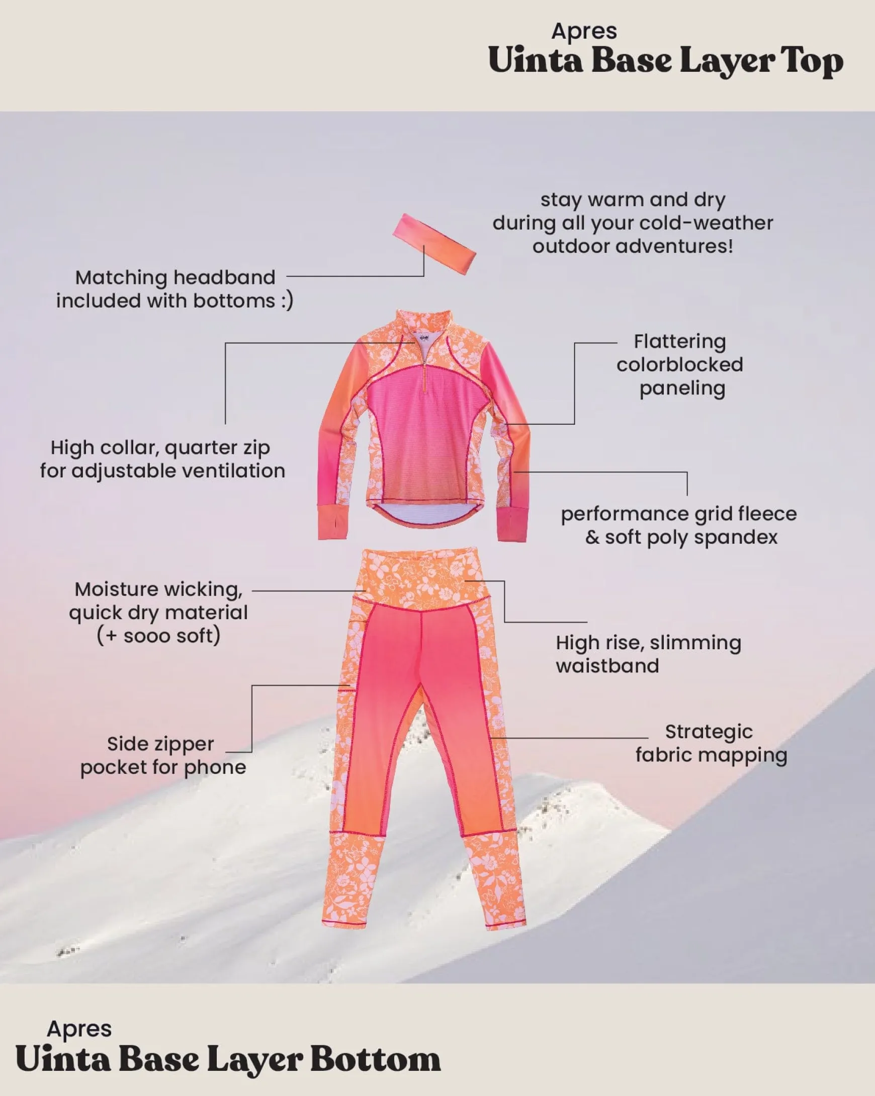 Apres Uinta Thermal Base Layer Women's Top