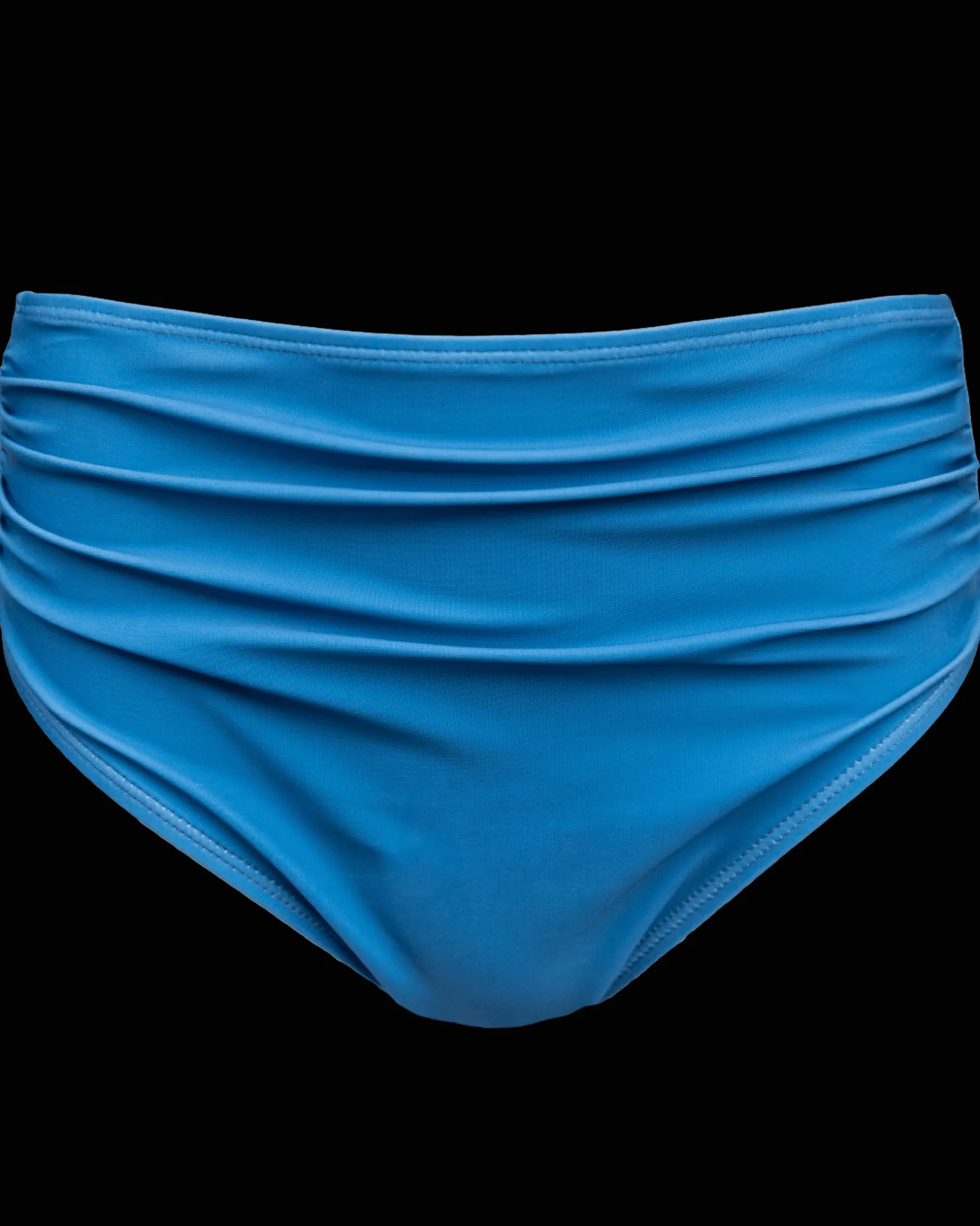Bay Blue High Leg Ruched Bottom