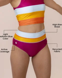 Berry Colorblock Bottom