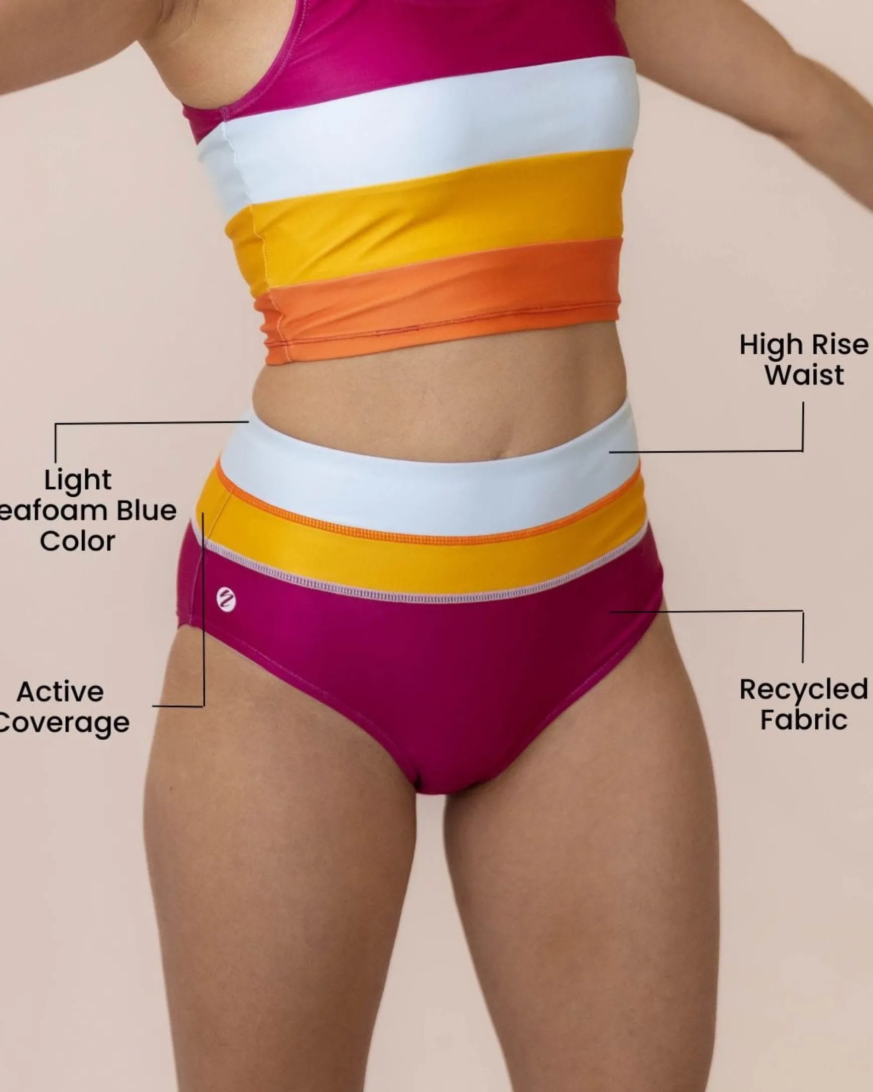 Berry Colorblock Bottom