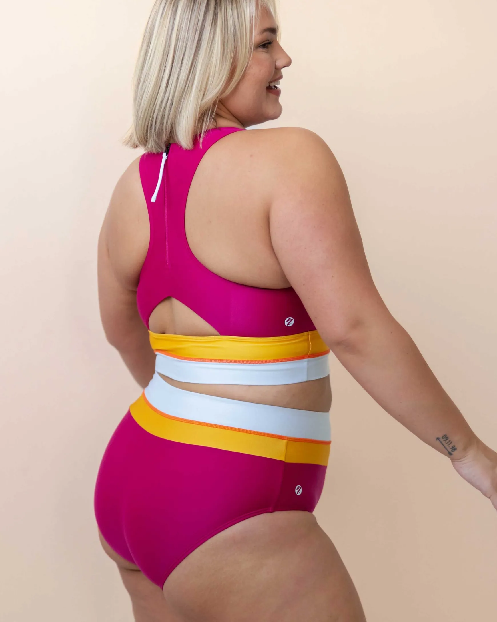 Berry Colorblock Bottom