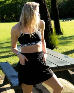 Black Hybrid Skirt