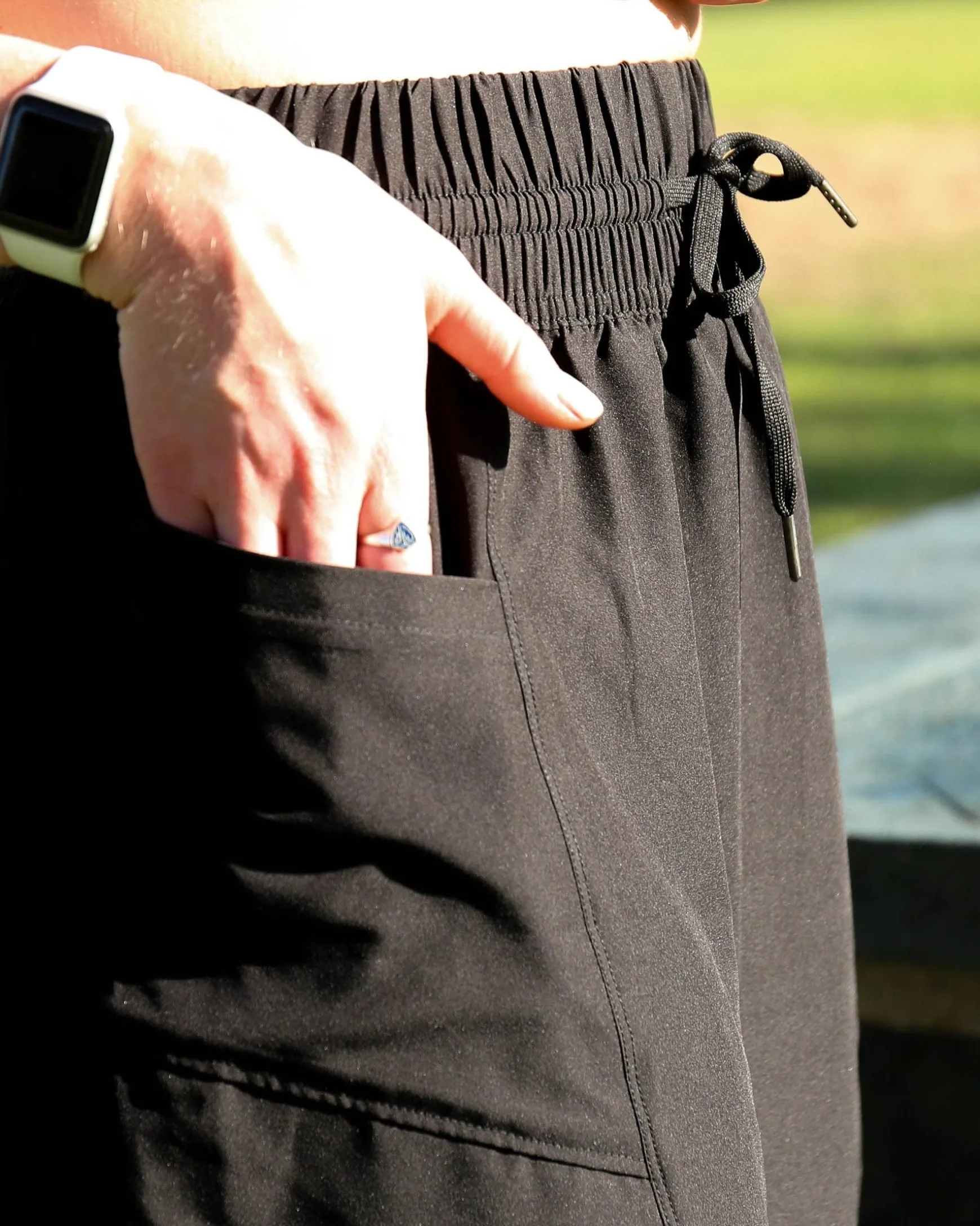 Black Hybrid Skirt