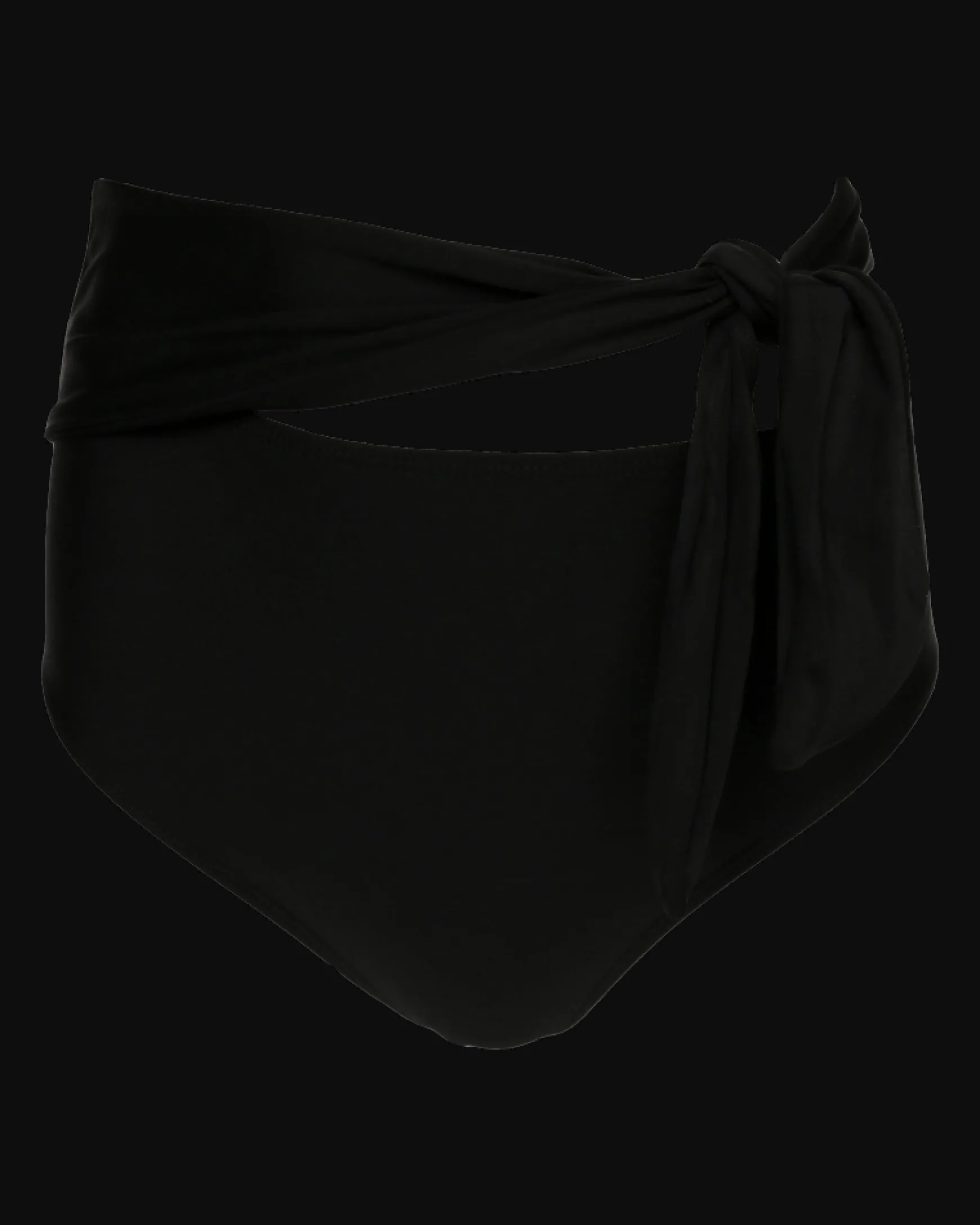 Black Side Tie Bottom