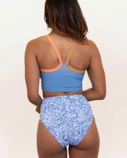 Blue Lagoon Scoop Neck Crop