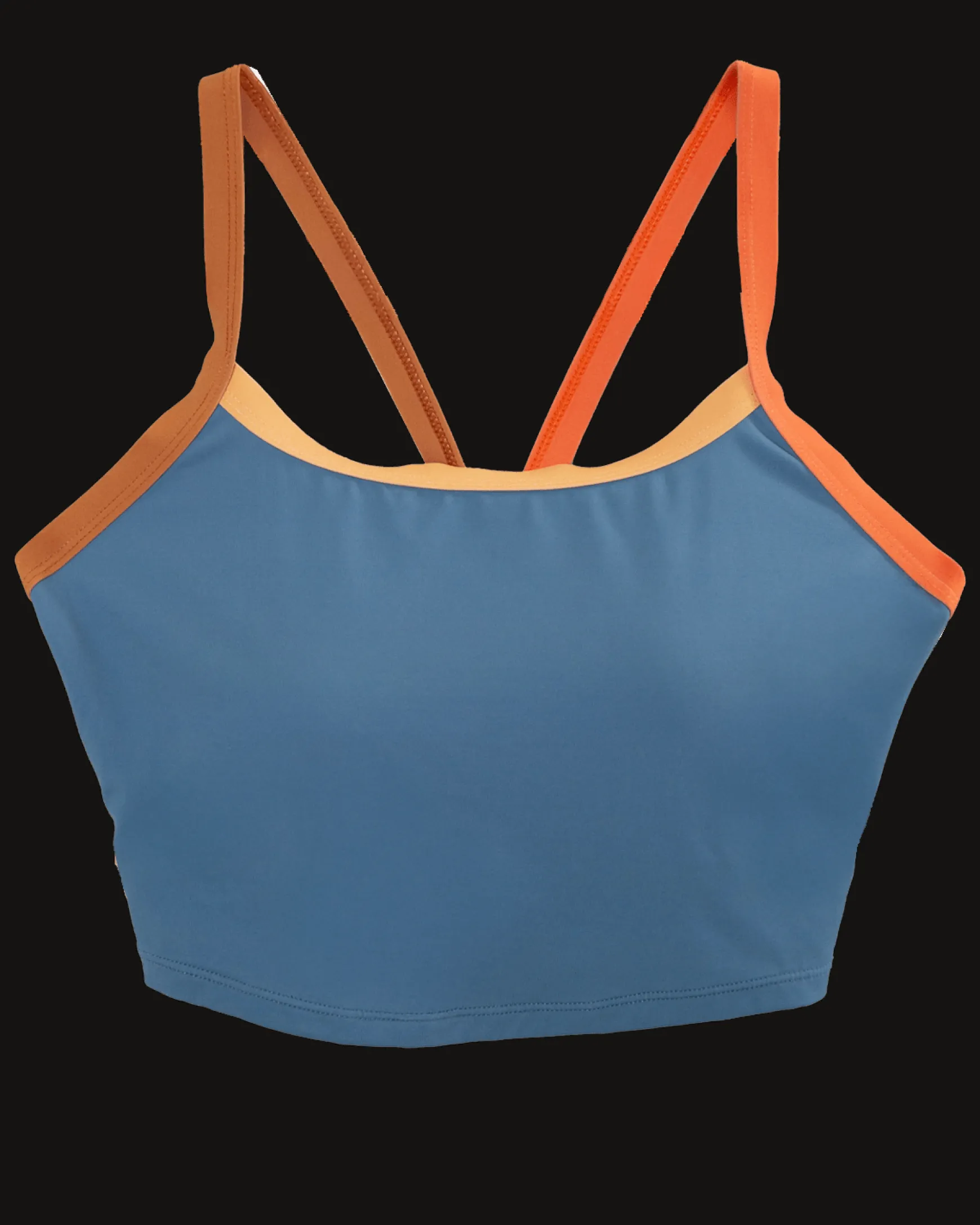 Blue Lagoon Scoop Neck Crop
