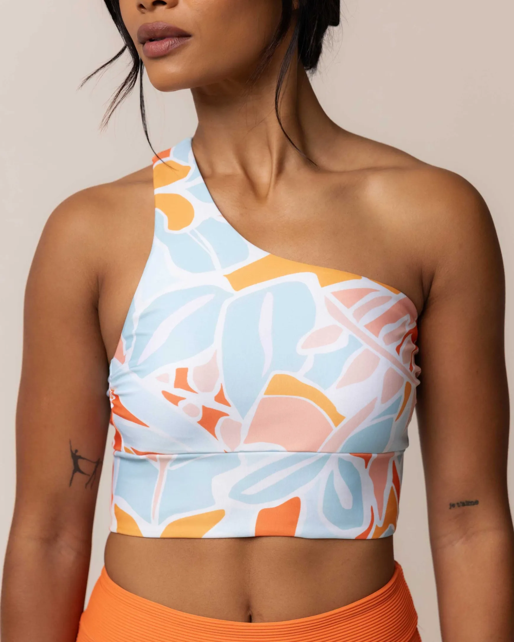 Calista One Shoulder Crop