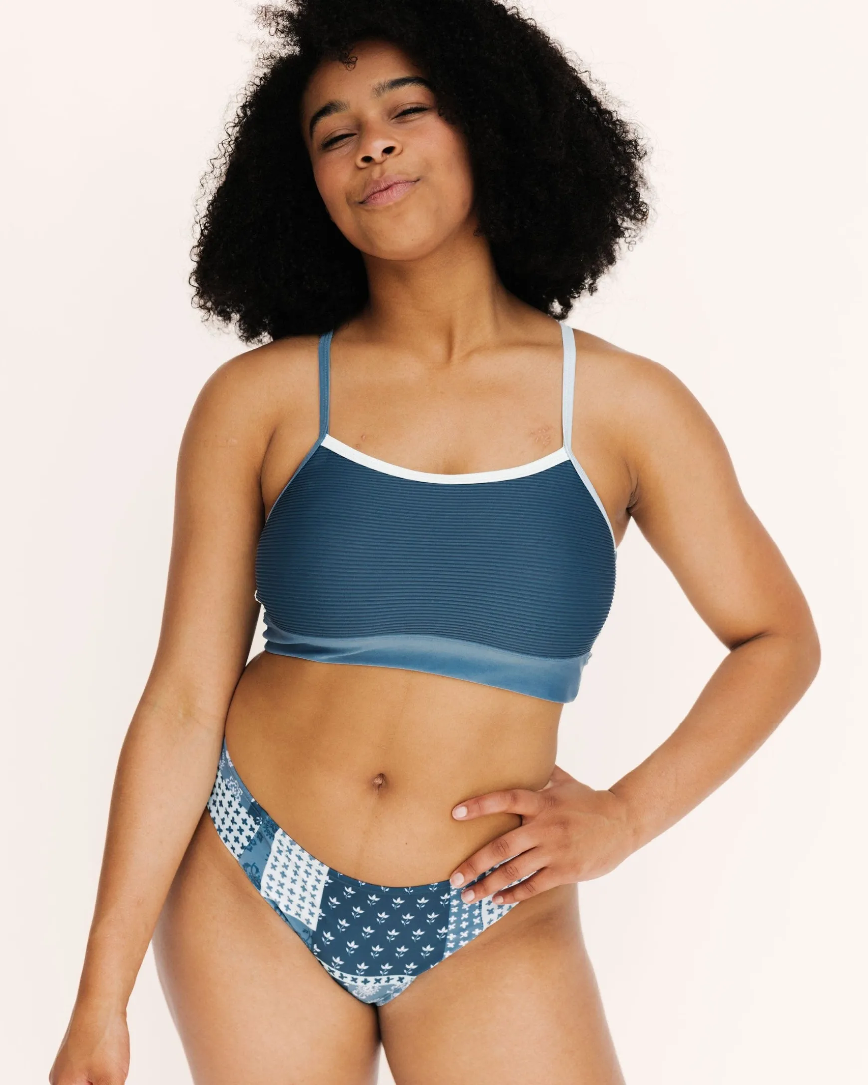 Denim Bikini Bottom