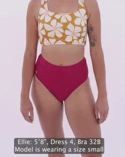 Flat Rib Berry Yoga Pocket Bottom