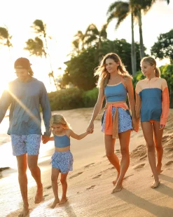 Girls Blue Lagoon Hybrid Lake Short