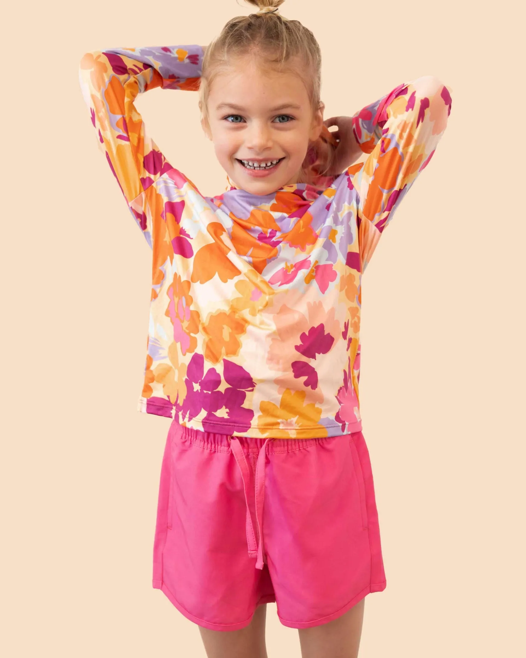 Girls Carmine Hybrid Lake Short