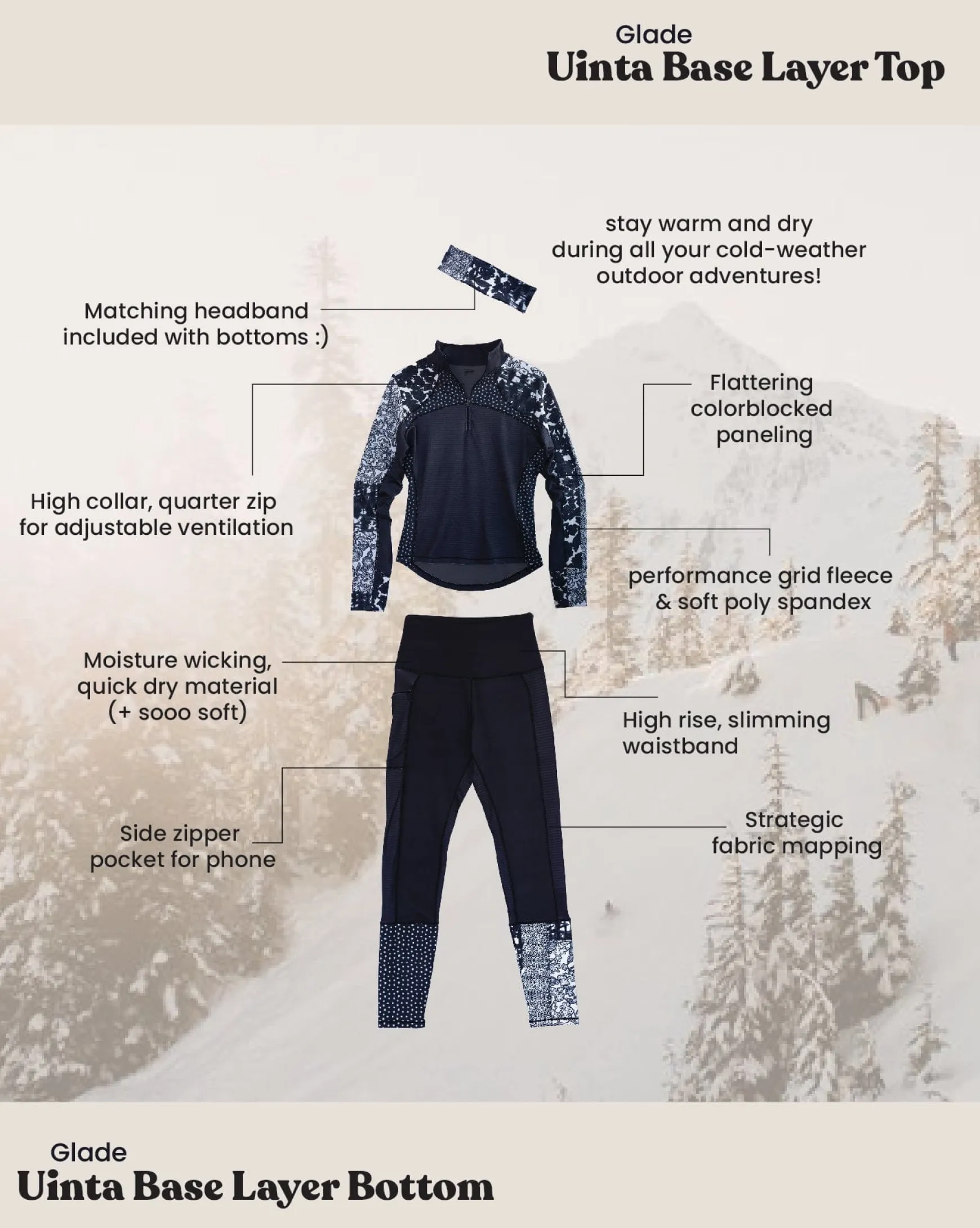 Glade Uinta Thermal Base Layer Women's Top
