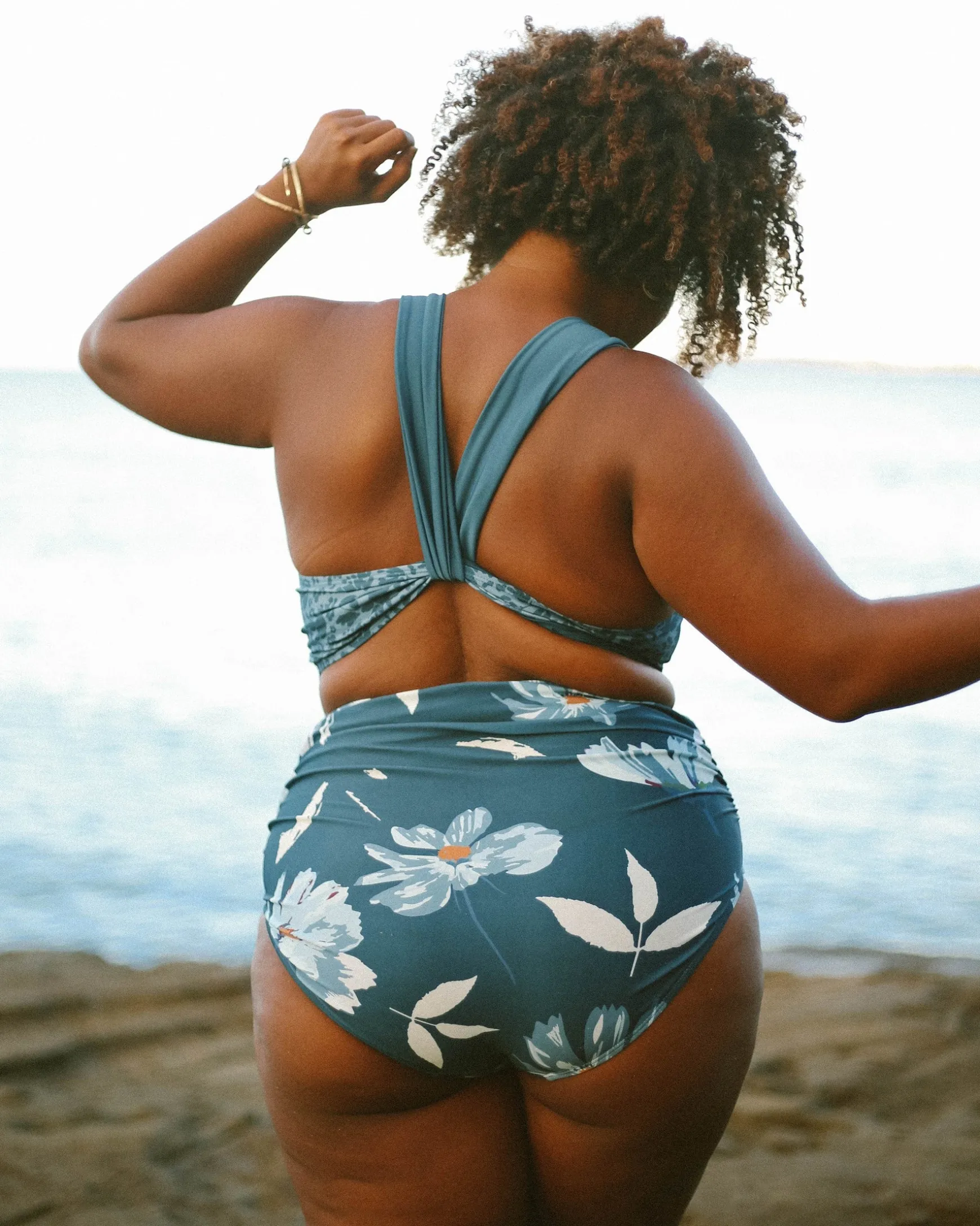 Laie Ruched High Rise Bottom