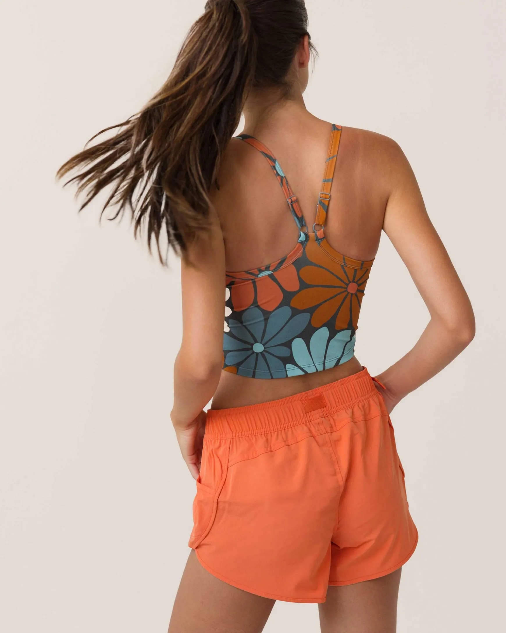 Luna Floral Longline Bra