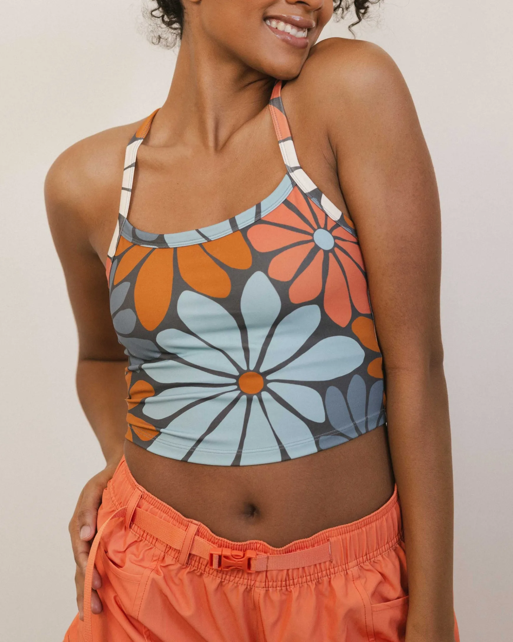 Luna Floral Longline Bra