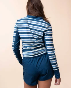 Monica Stripe Baywatch Rashguard