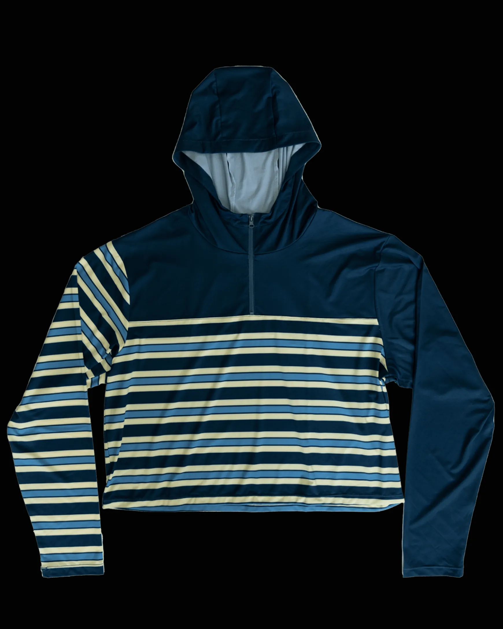 Monica Stripe Quarter Zip Sunshade