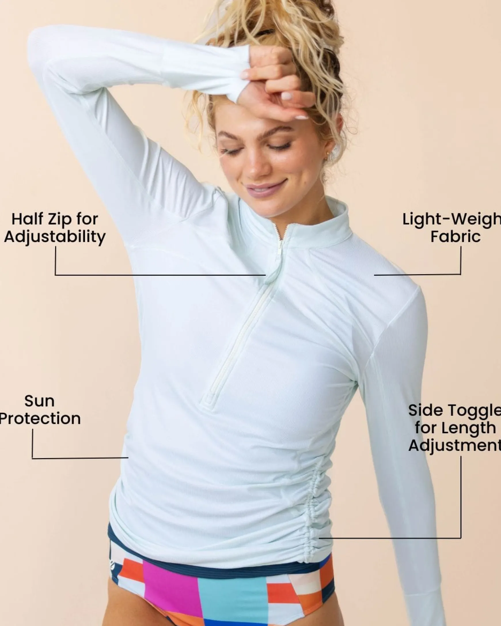 Seafoam Baywatch Rashguard