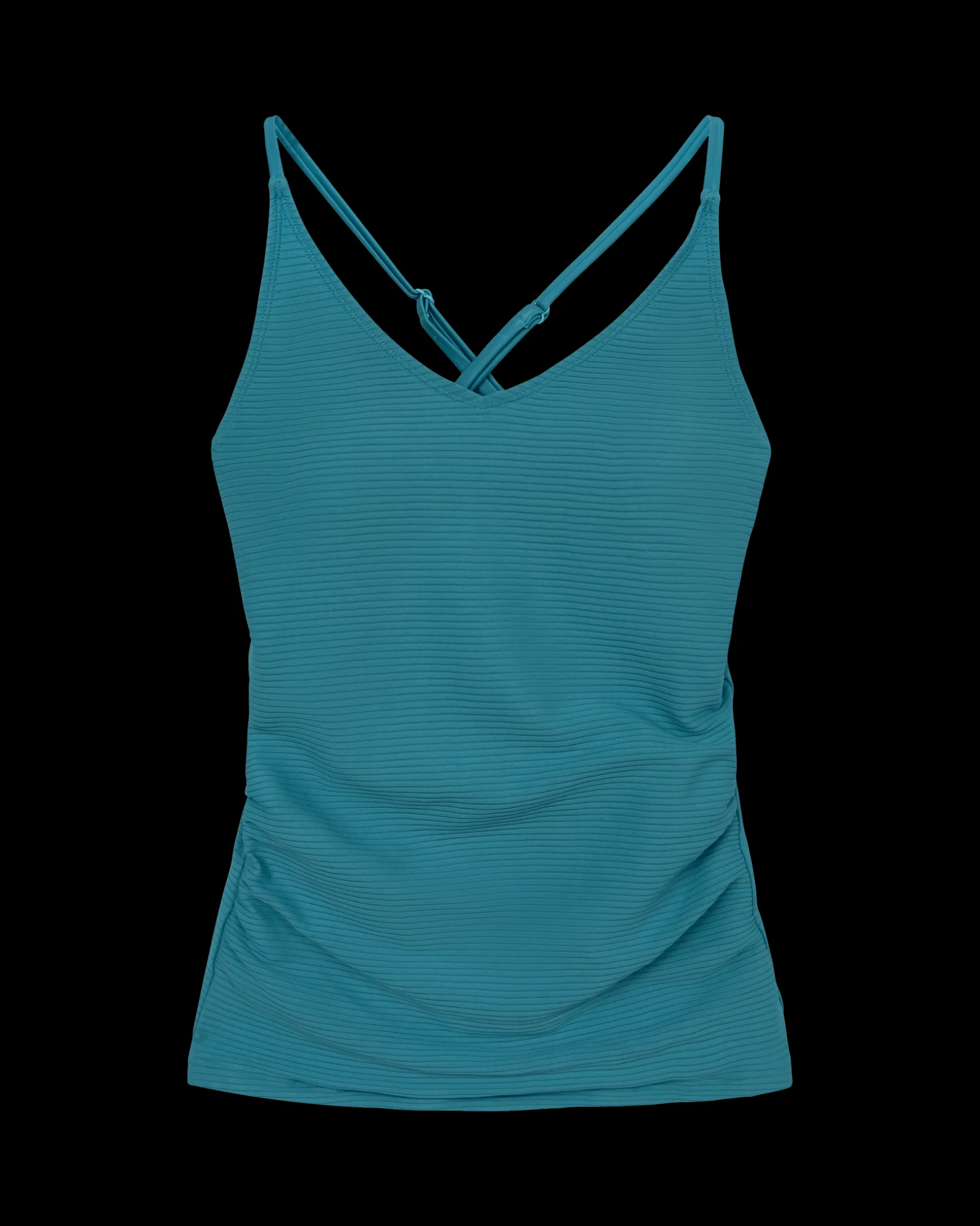 Still Water Flat Rib V-Neck Tankini