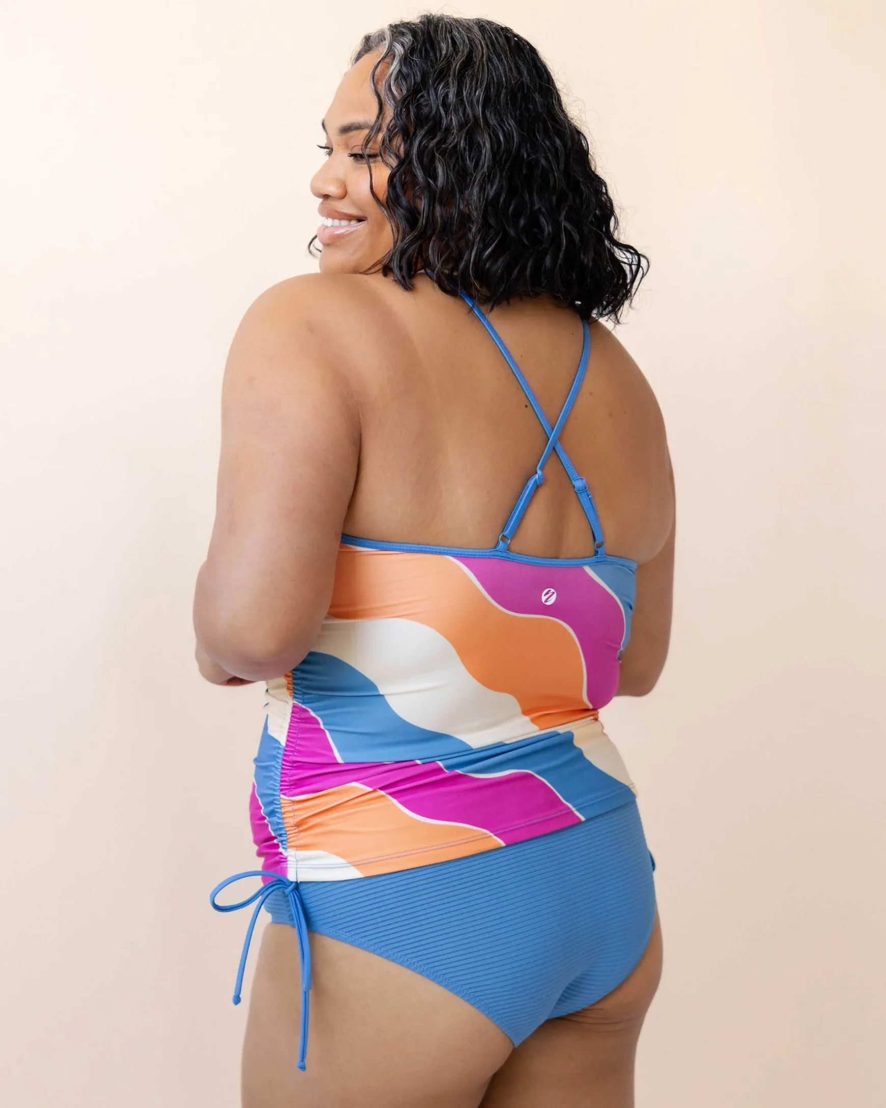 Sunrise Drawstring Tankini