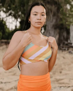 Surf Stripe Tone Crop