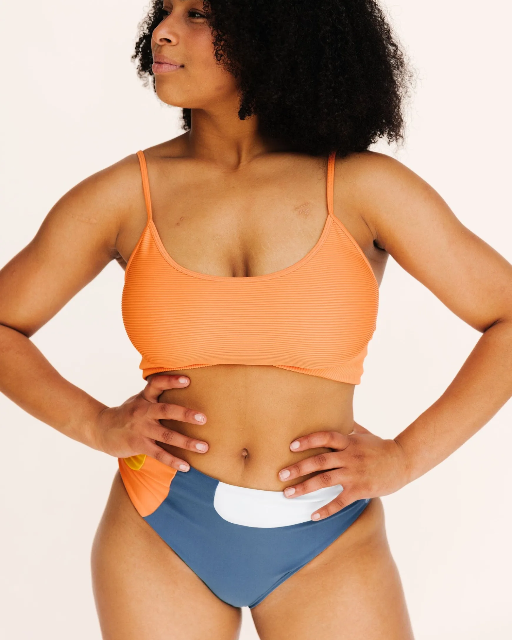 Textured Cora Tone Crop