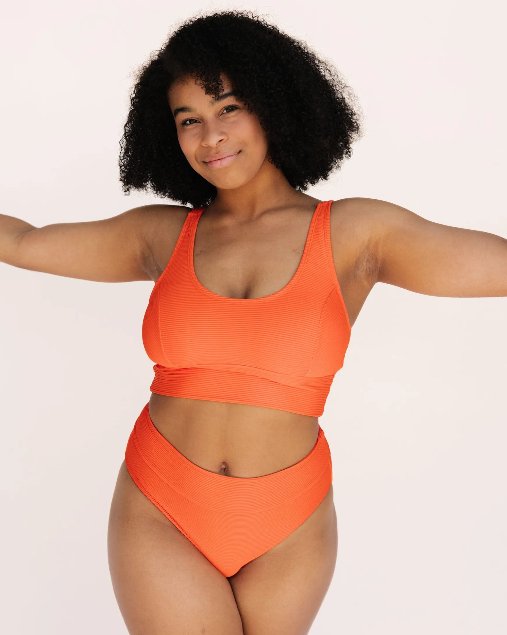 Textured Stella Mid Rise Bottom