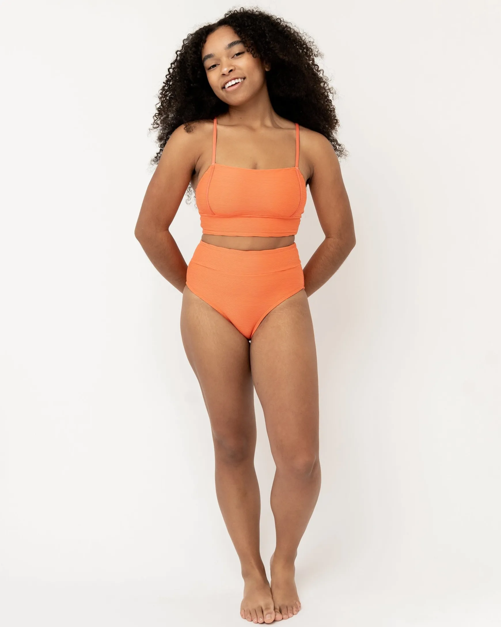Textured Zena Mid Rise Bottom