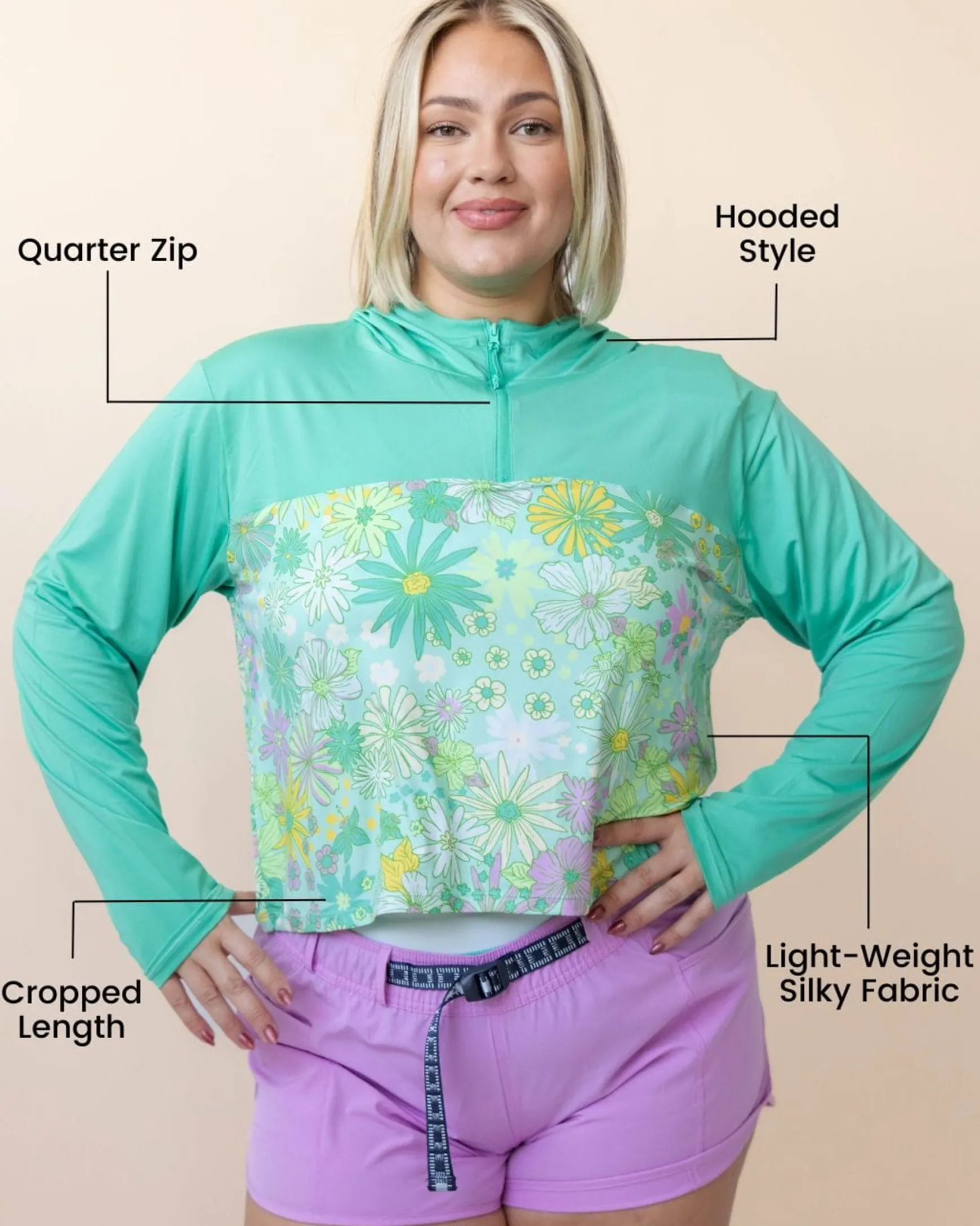 Verano Quarter Zip Sunshade