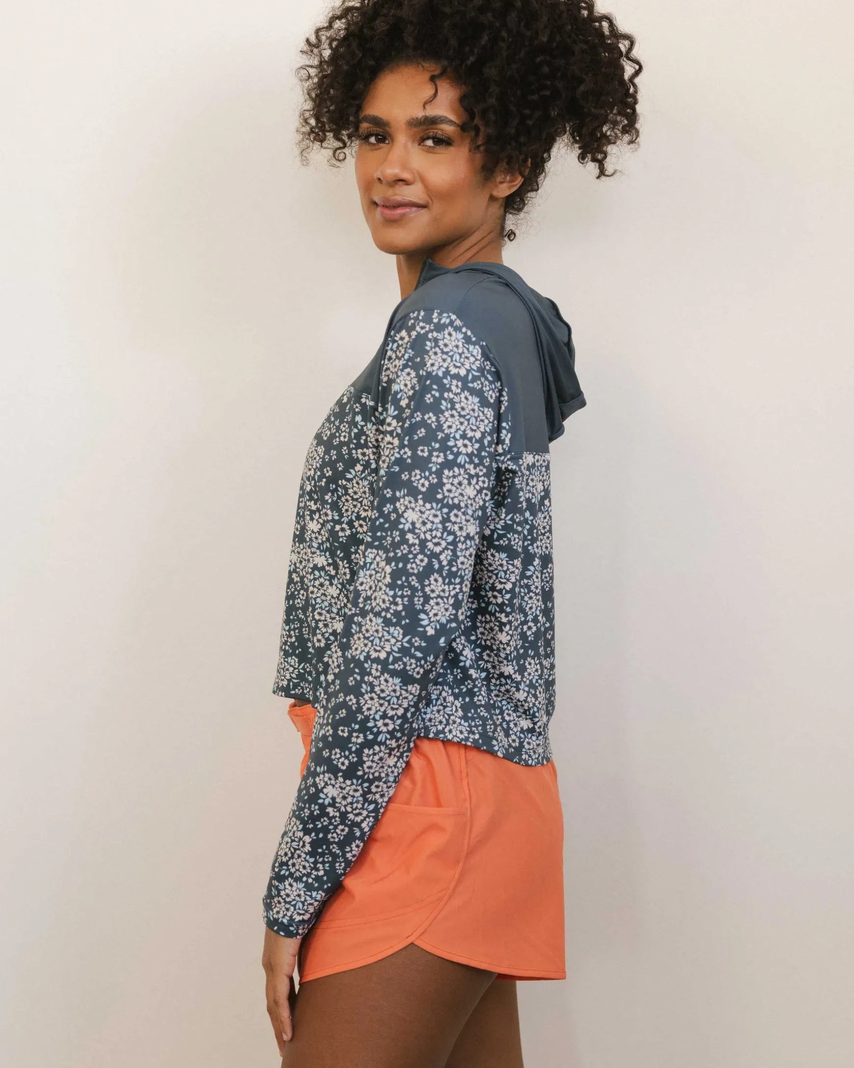 Wild Flower Lightweight Quarter Zip