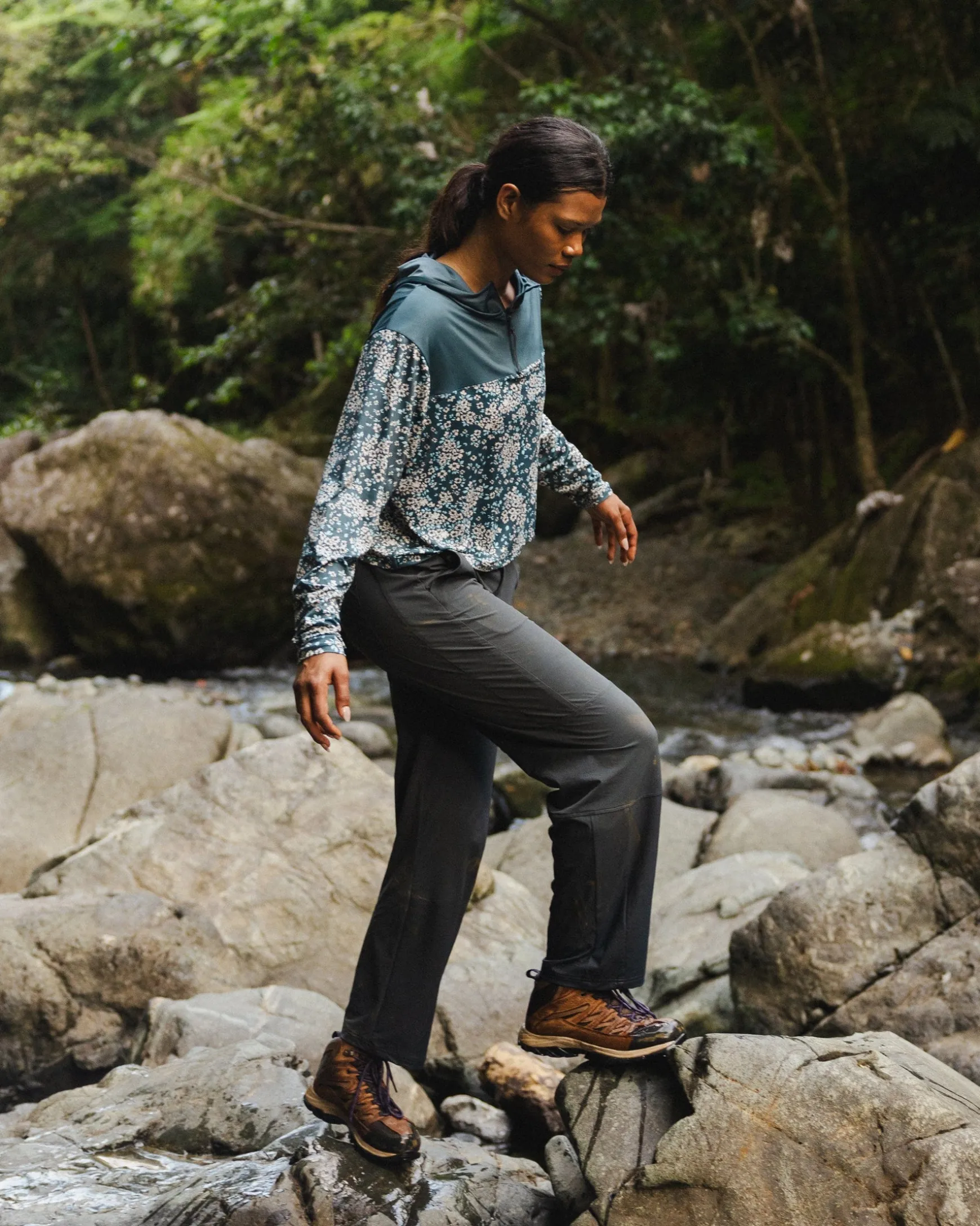 Wild Flower Lightweight Quarter Zip