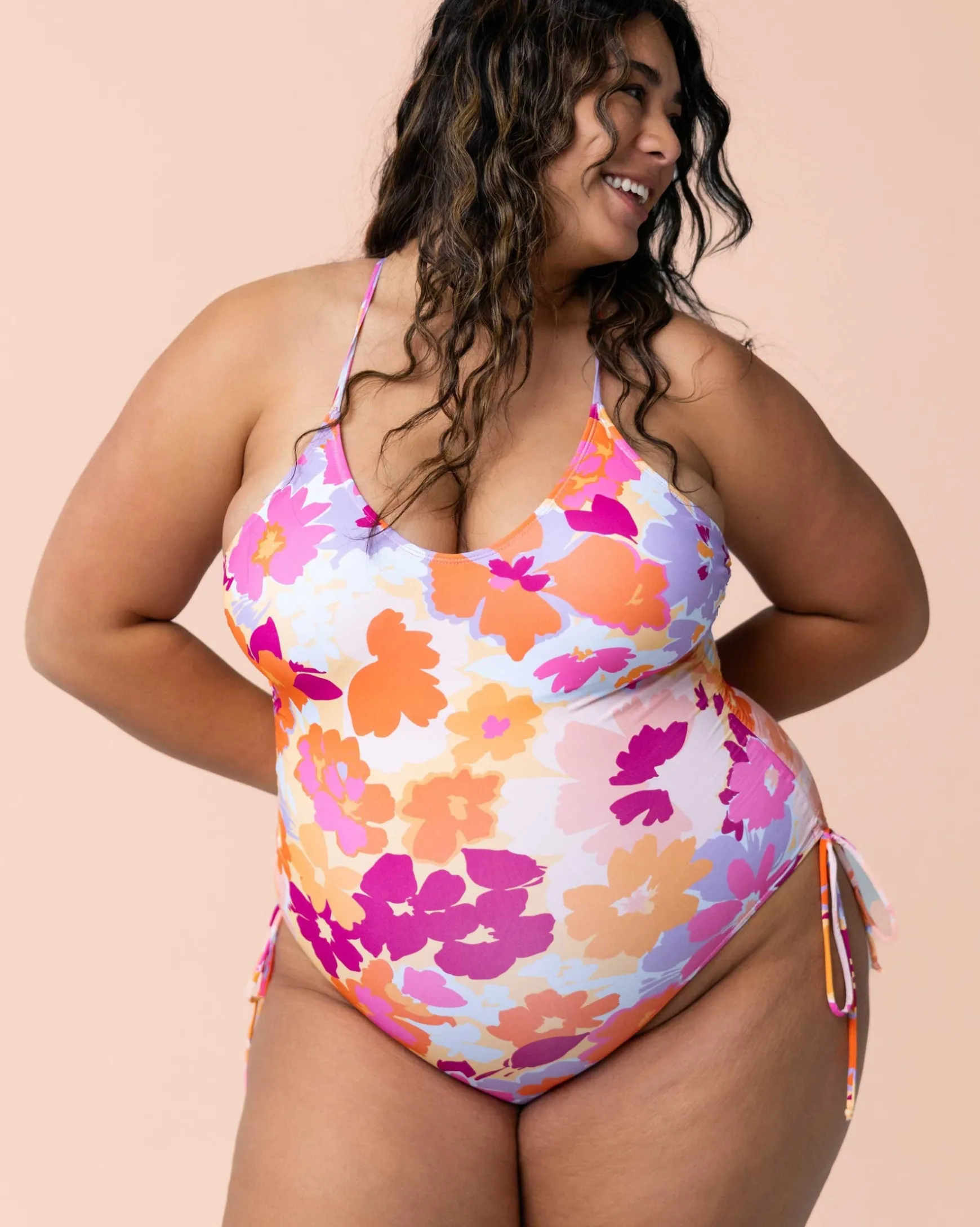 Womens Esti Side Tie One Piece