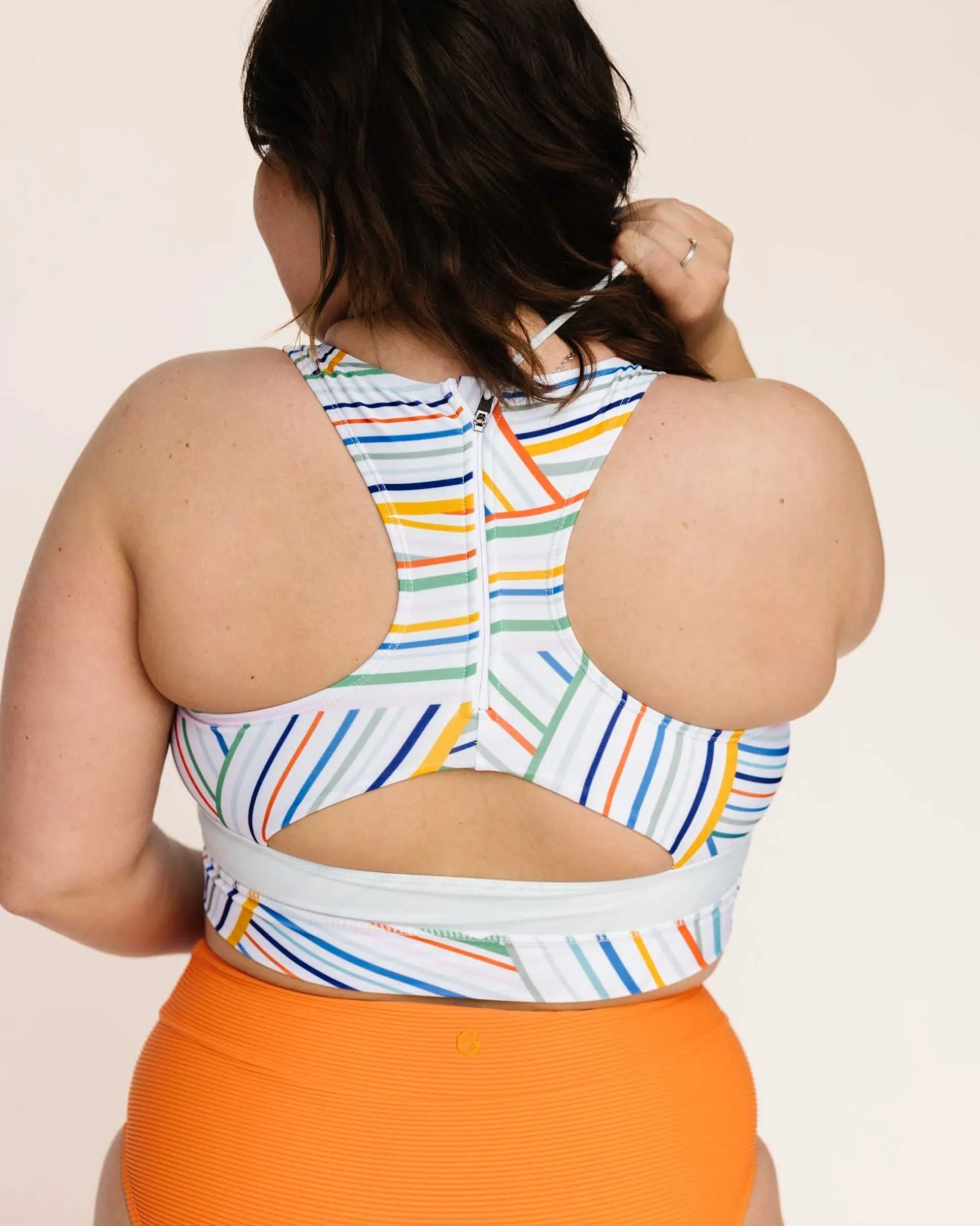 Zari Cut Back Crop