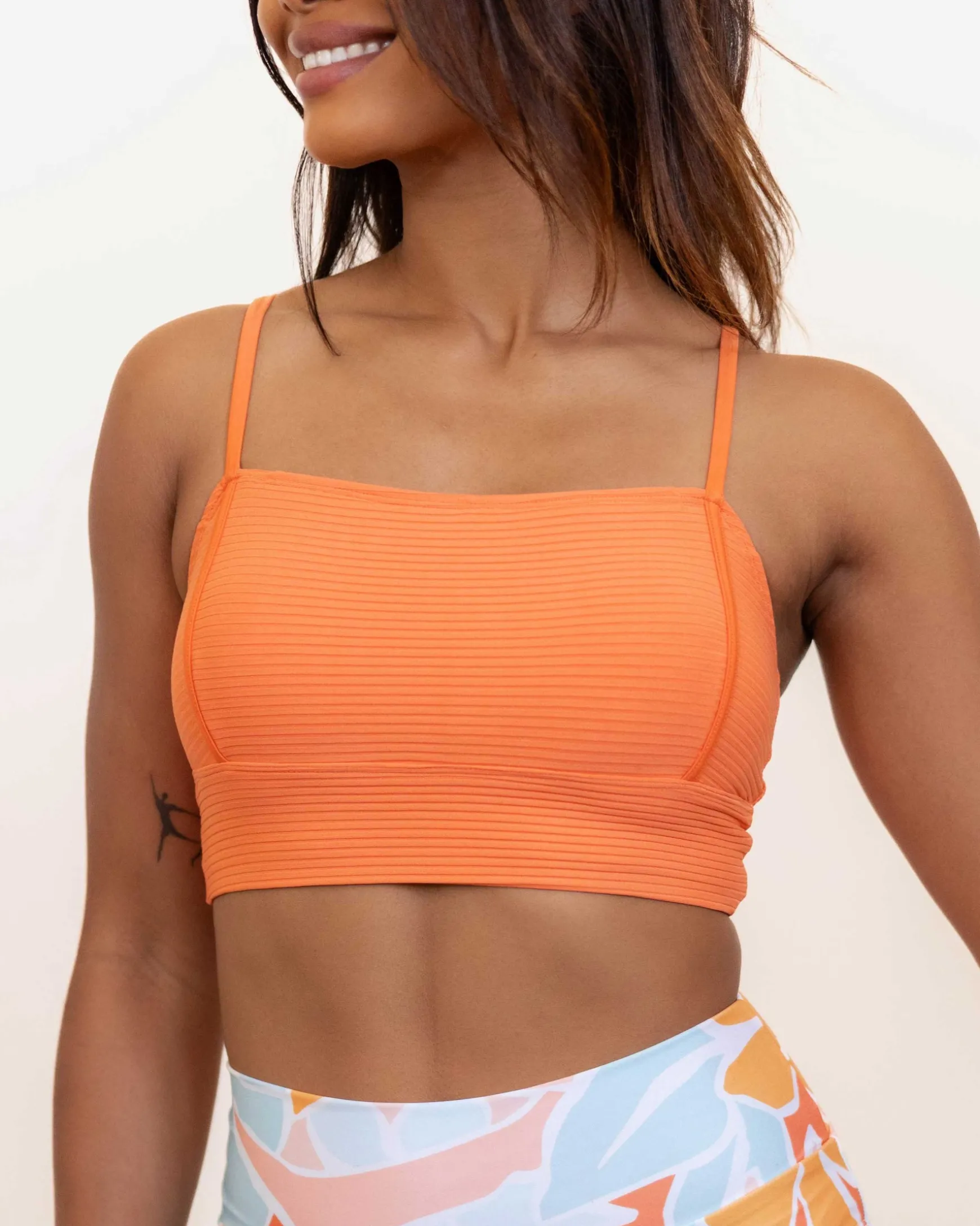 Zena Flat Rib Surf Crop